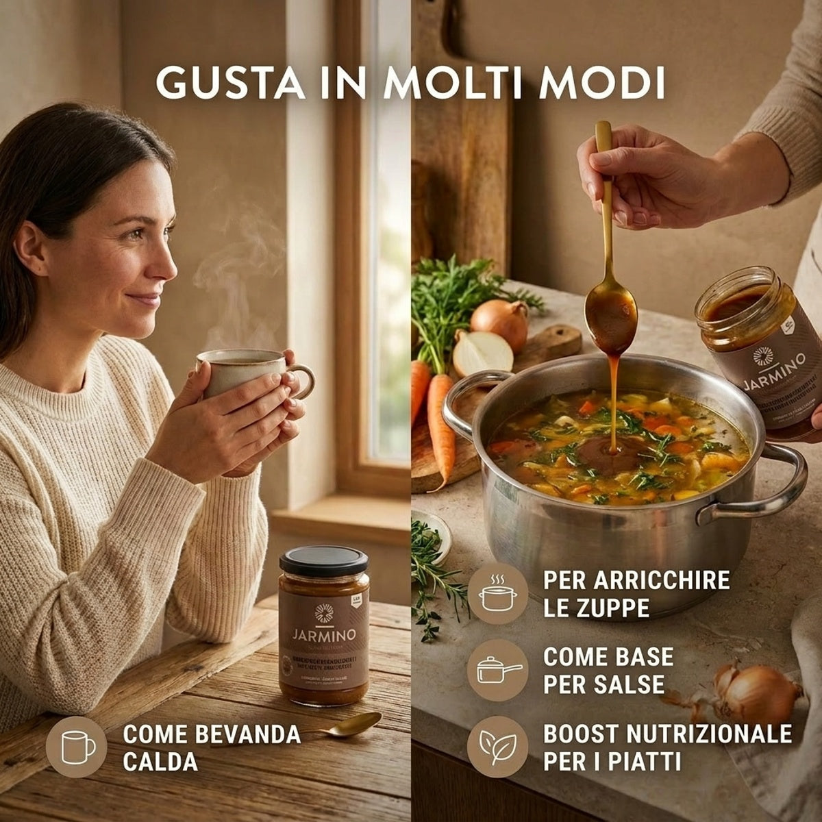 Brodo di ossa concentrato di manzo (440 g)