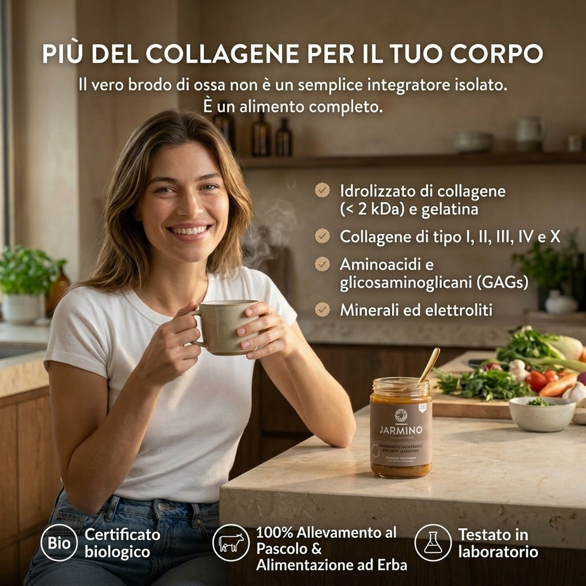 Brodo di ossa concentrato di manzo (440 g)