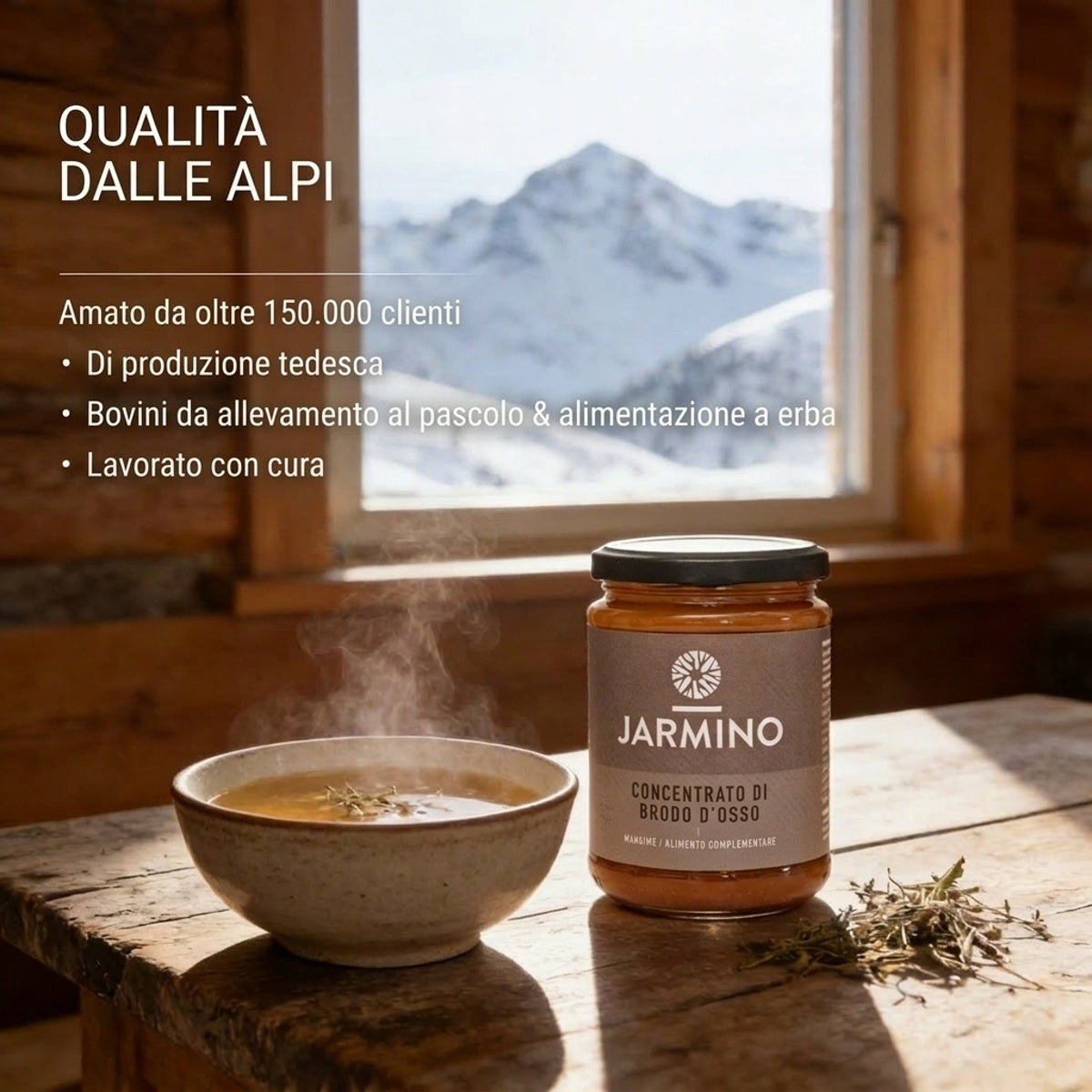 Brodo di ossa concentrato di manzo (440 g)