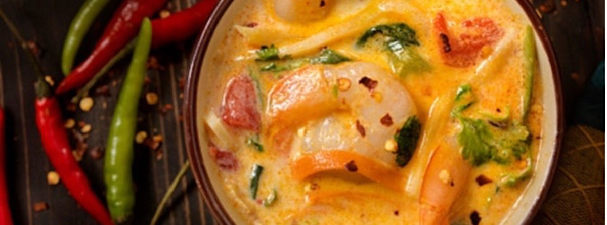 Zuppa Thai al Cocco (Low Carb) con Collagene