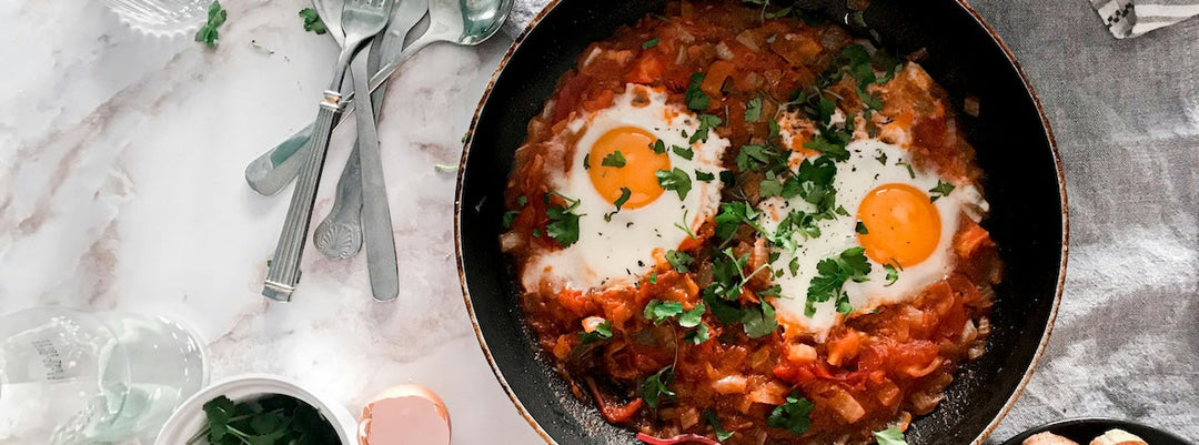 Shakshuka al collagene con pomodoro & uovo