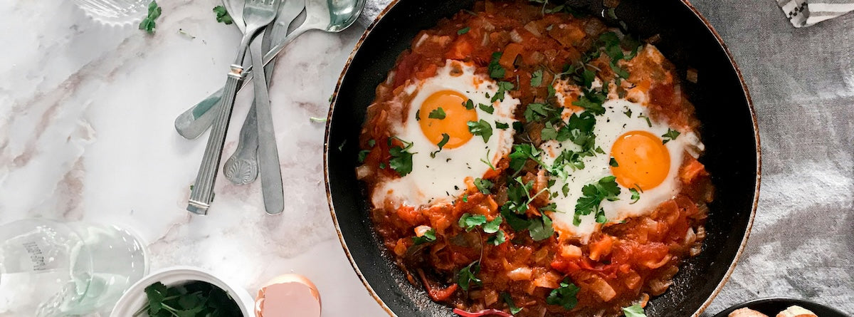 Shakshuka al collagene con pomodoro & uovo