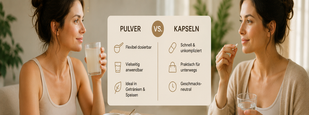 Polvere o capsule di collagene