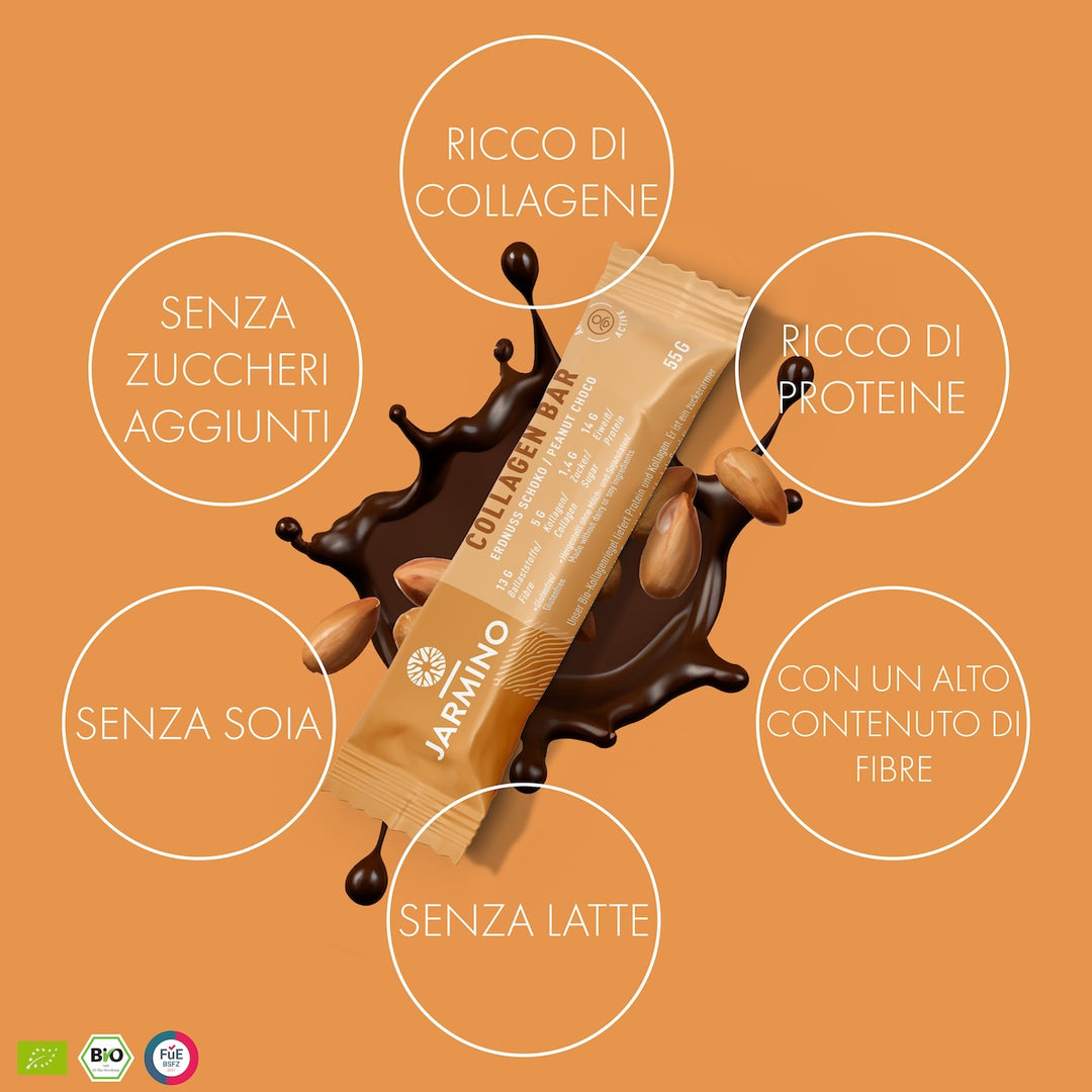Barretta al collagene con arachidi