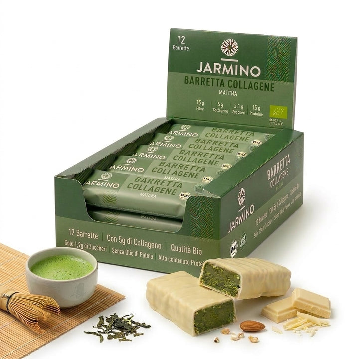 Barretta al collagene con matcha