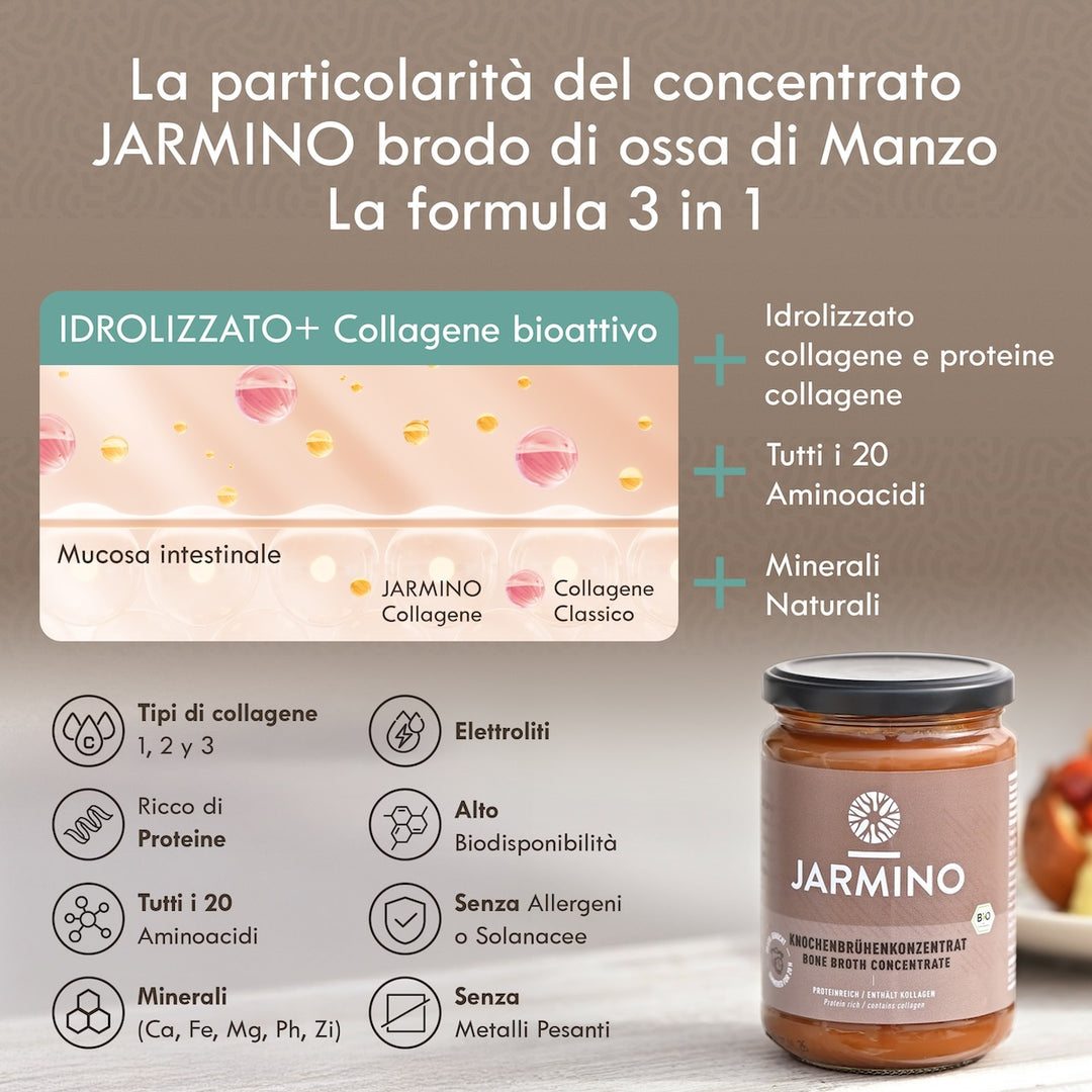 Brodo di ossa concentrato di manzo (220 g)