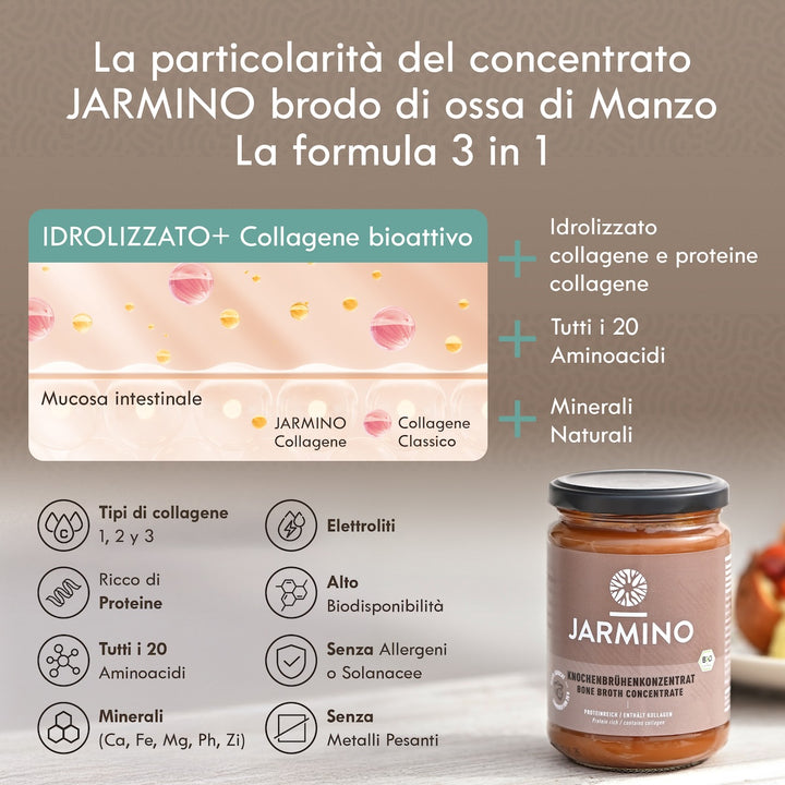 Brodo di ossa concentrato di manzo (220 g)