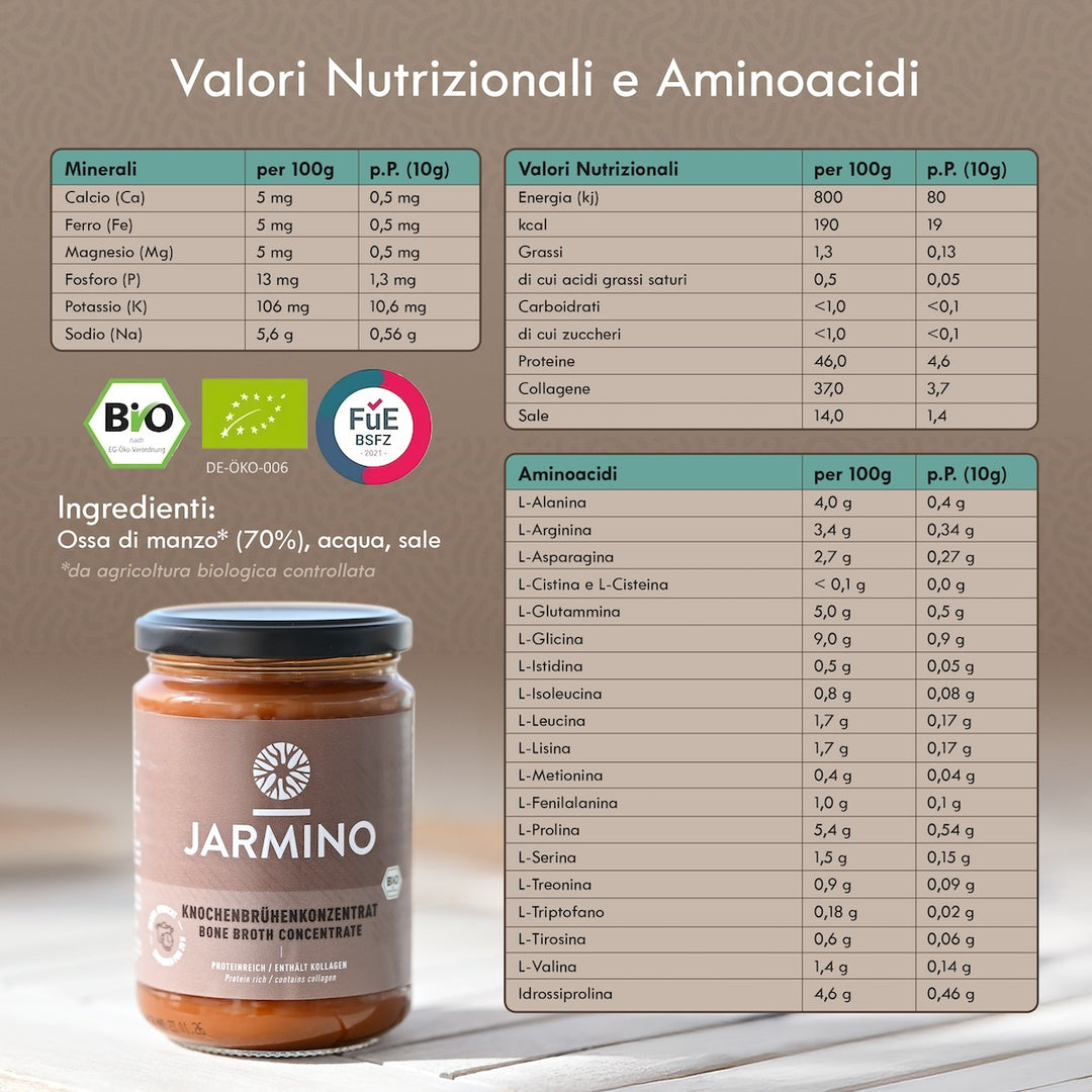 Brodo di ossa concentrato di manzo (440 g)