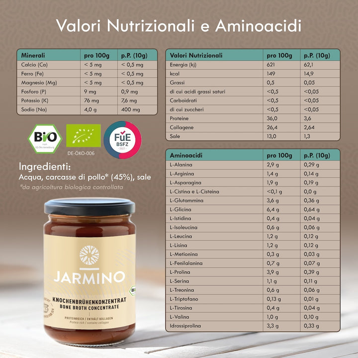Brodo di ossa concentrato di pollo (200 g)