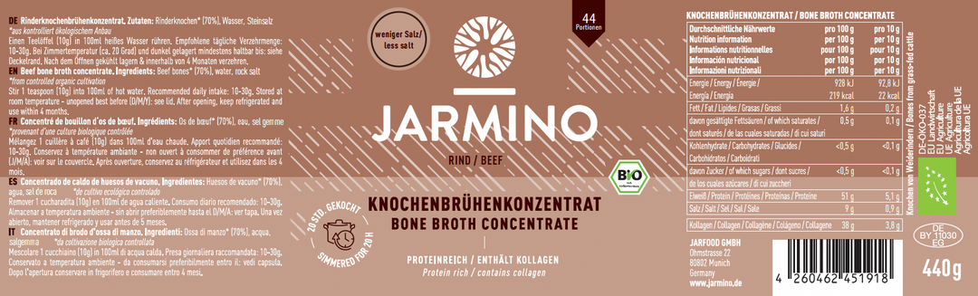 Brodo di ossa concentrato di manzo - RIDOTTO IN SALE (440 g)
