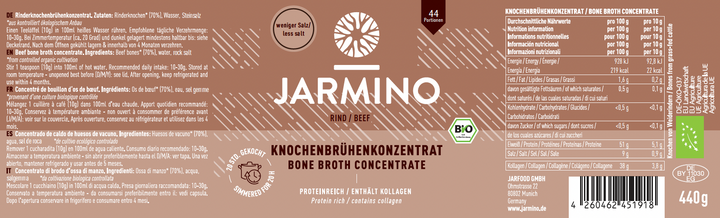 Brodo di ossa concentrato di manzo - RIDOTTO IN SALE (440 g)