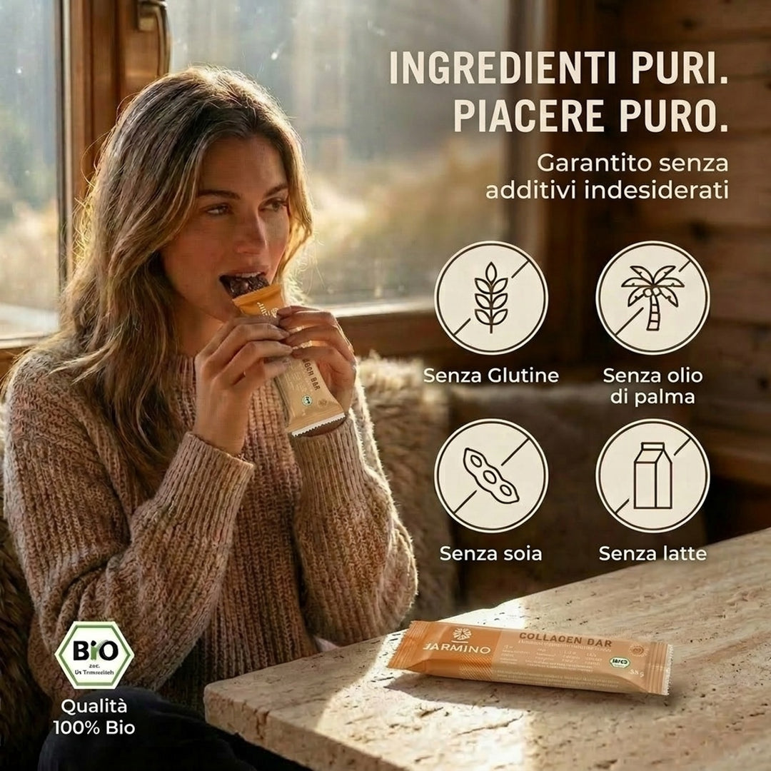 Barretta al collagene con arachidi