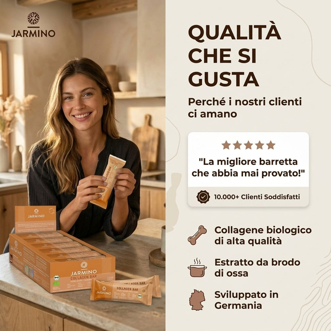 Barretta al collagene con arachidi