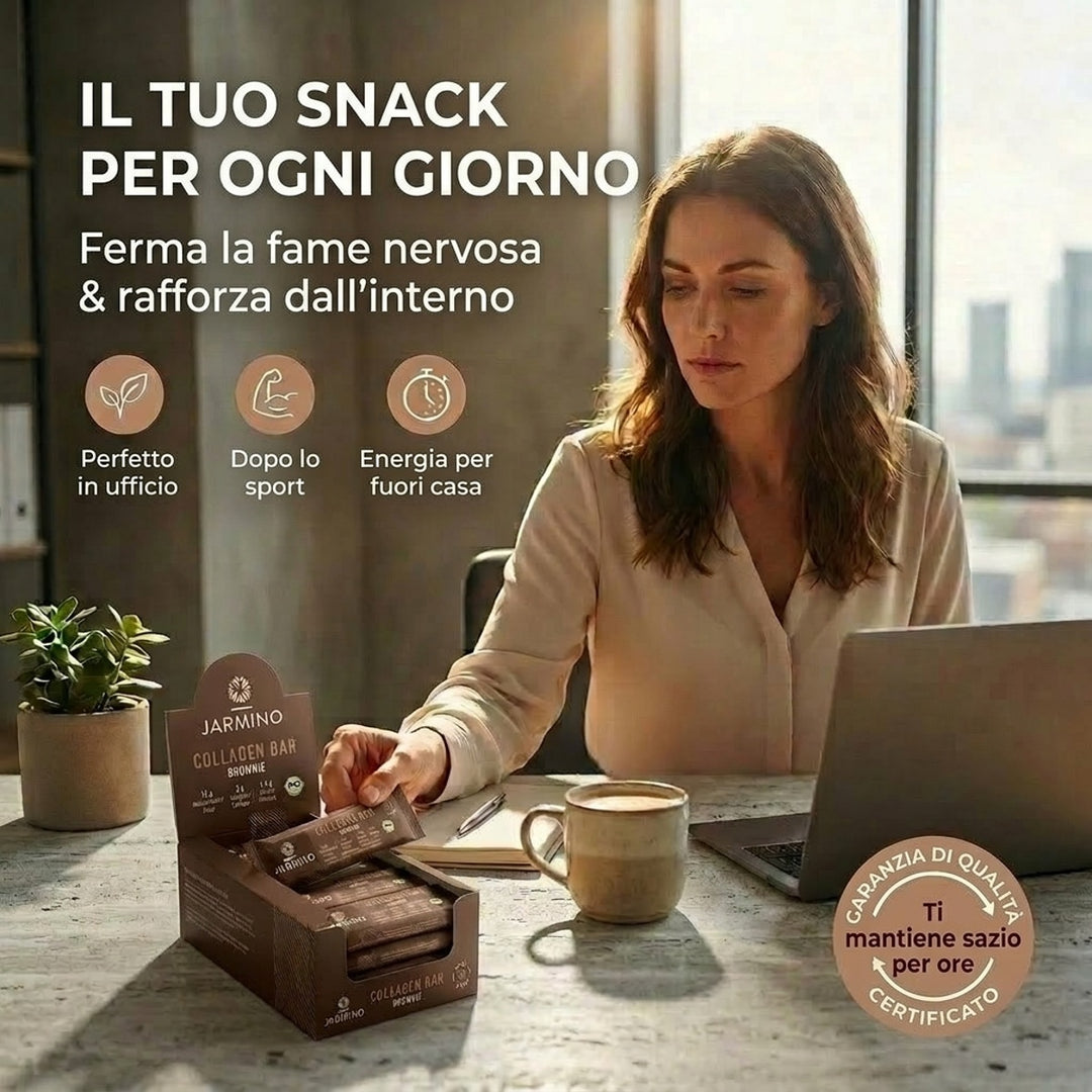 Barretta al collagene con brownie