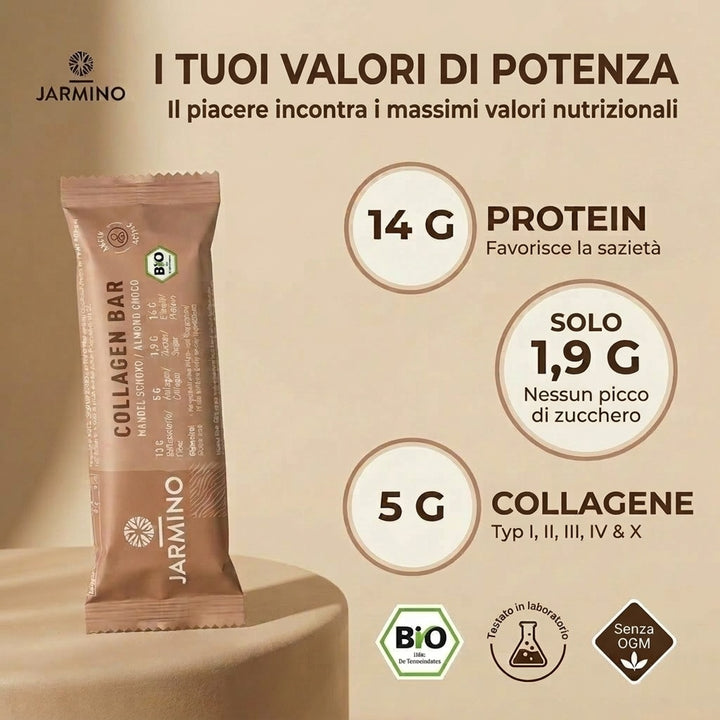 Barretta al collagene con mandorle