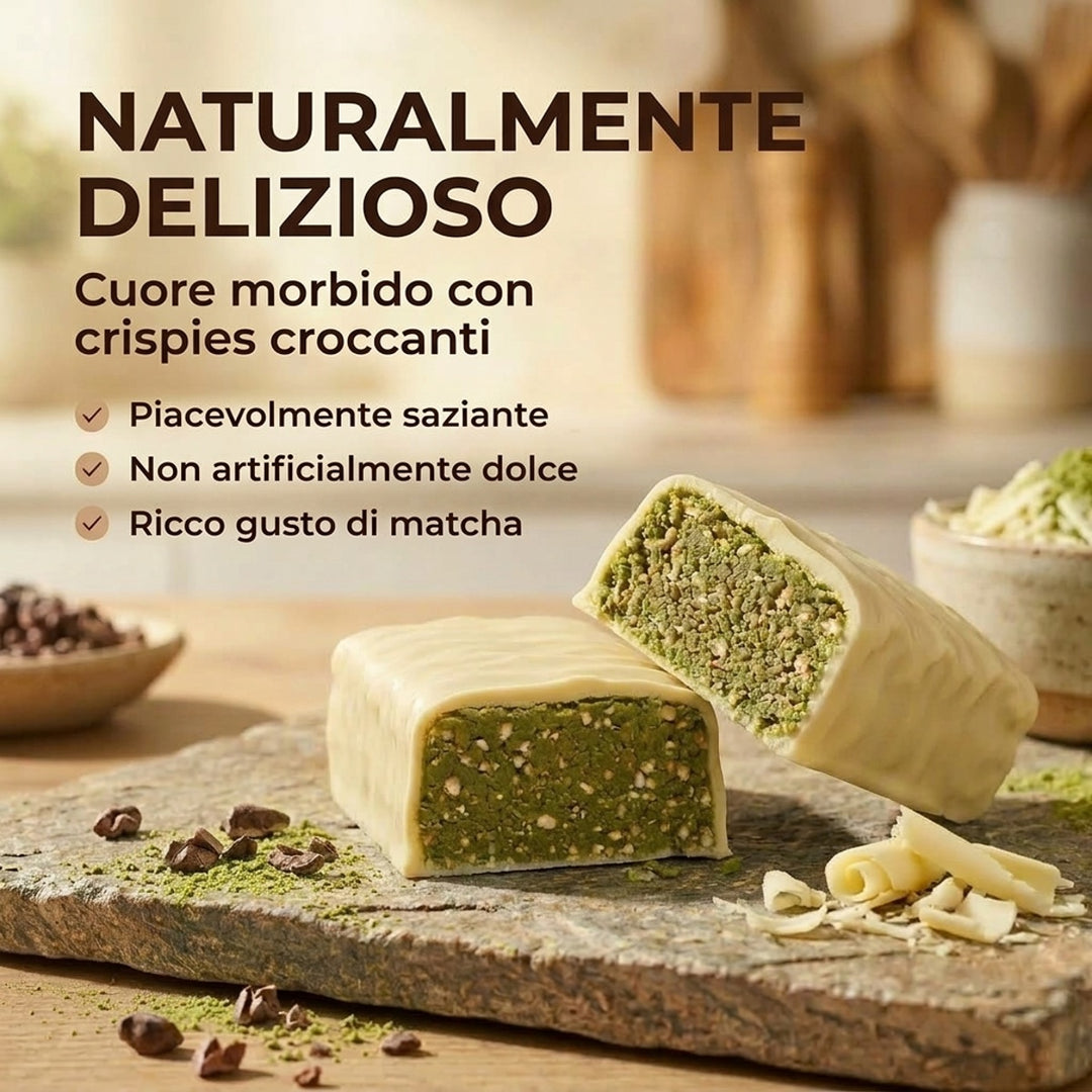 Barretta al collagene con matcha