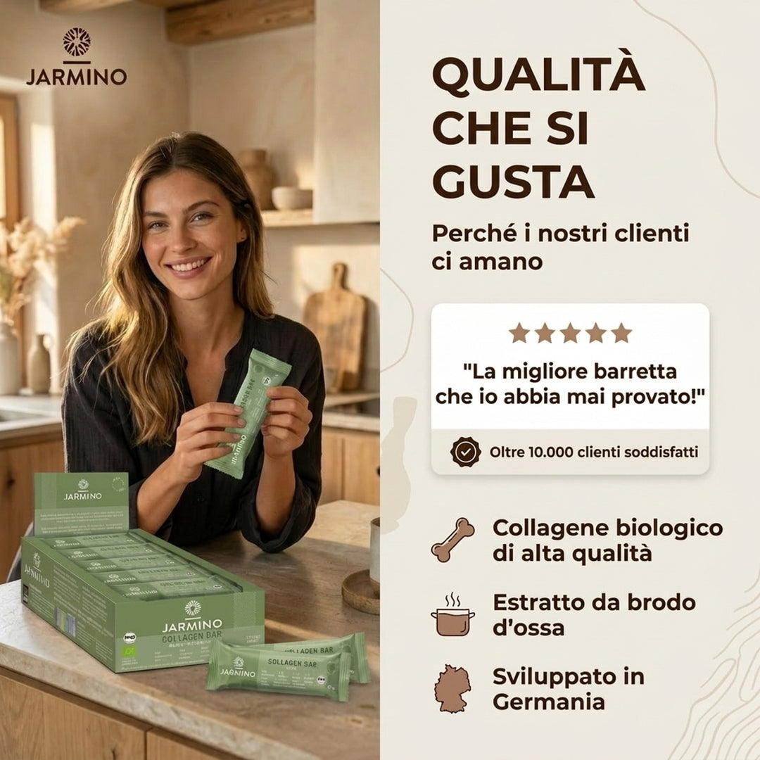Barretta al collagene con matcha