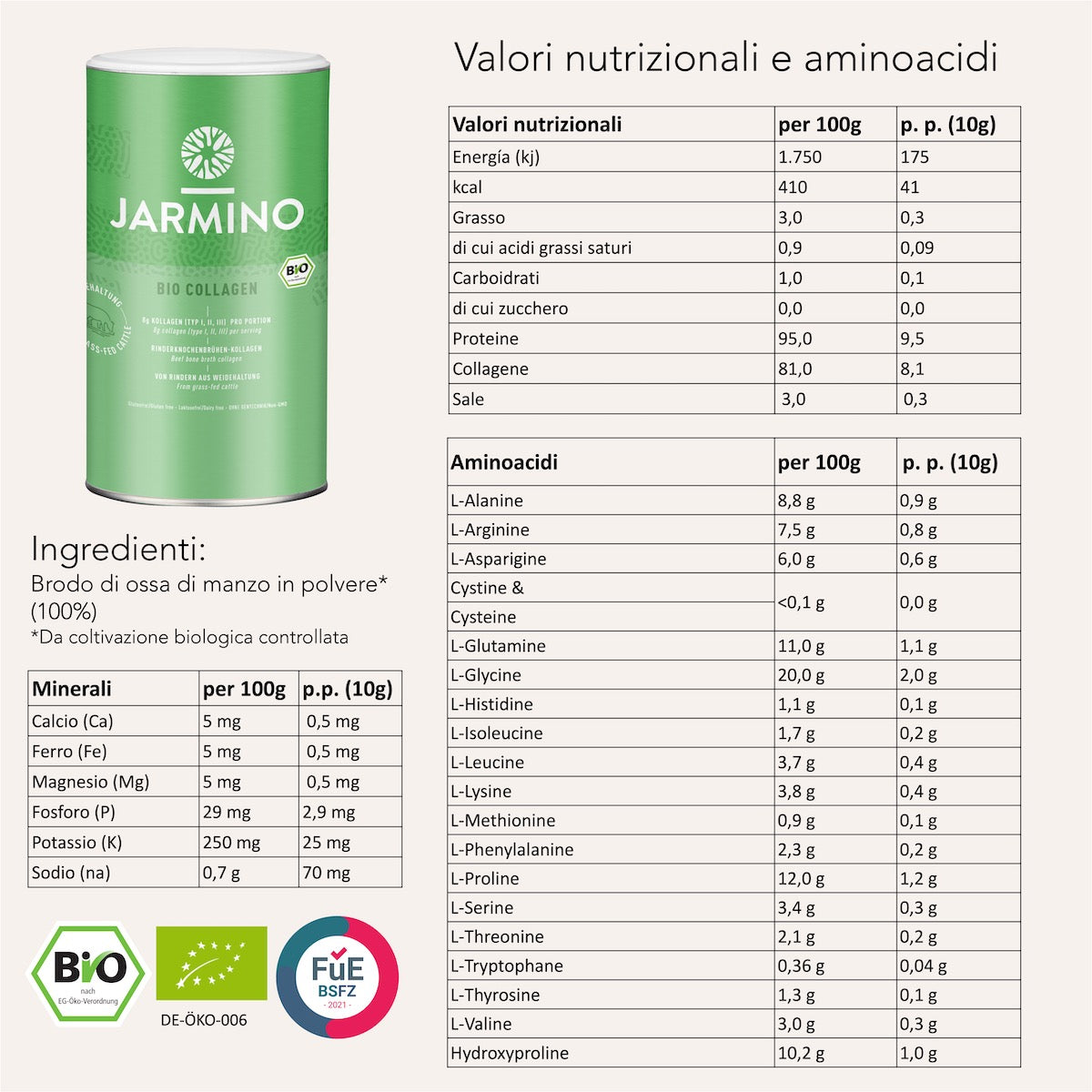 Collagene Organico + brodo GRATUITO