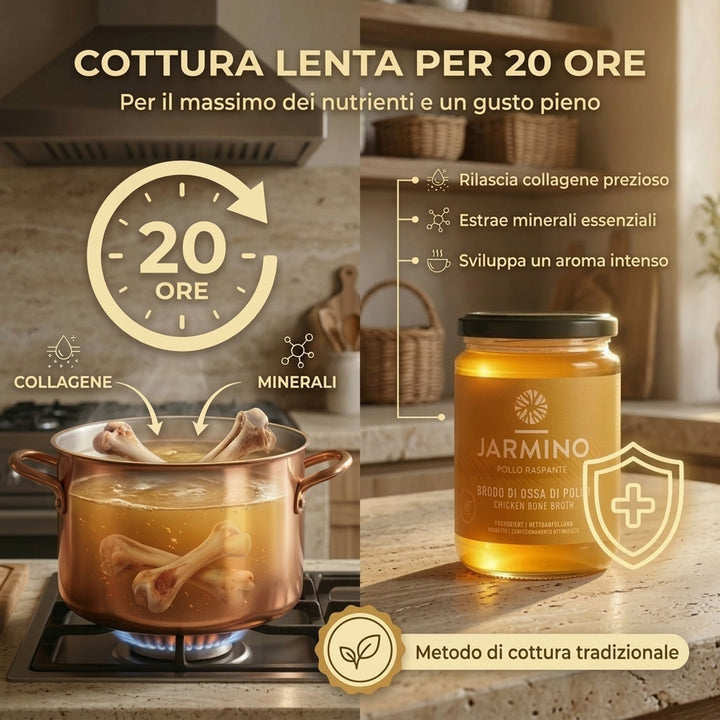 Brodo di ossa di pollo (6 x 350 ml)