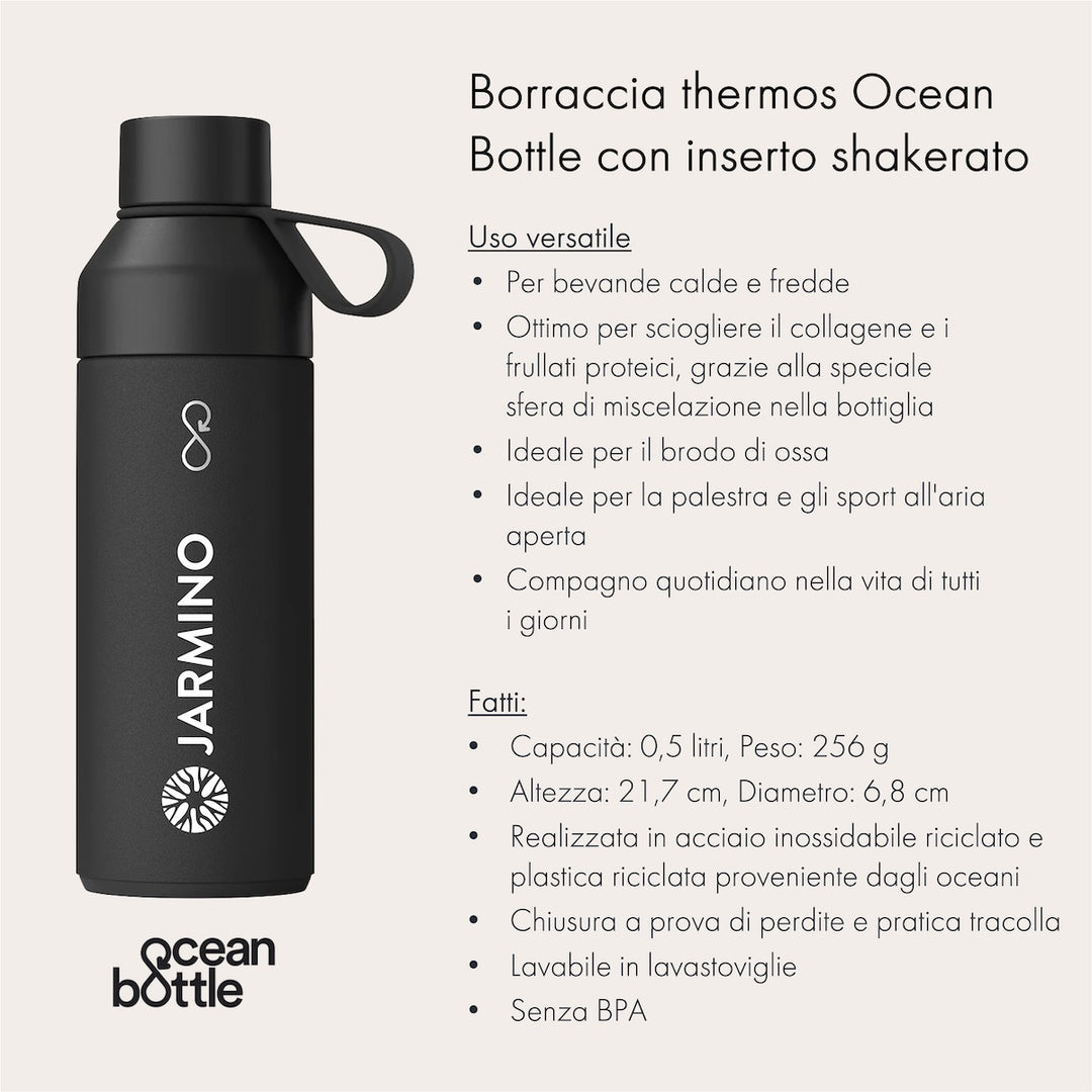 Theros 181261 Everyday, Bottiglia isoterica in acciaio inox da 0,5 L Theros 181261 Everyday, Bottiglia isoterica in acciaio inox da 0,5 L